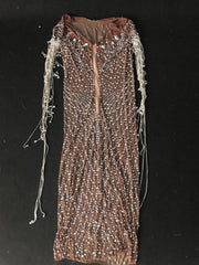 Crystals Chains Rhinestones Dress