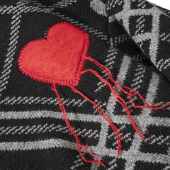 Streetwear Harajuku Heart button Sweater cardigan
