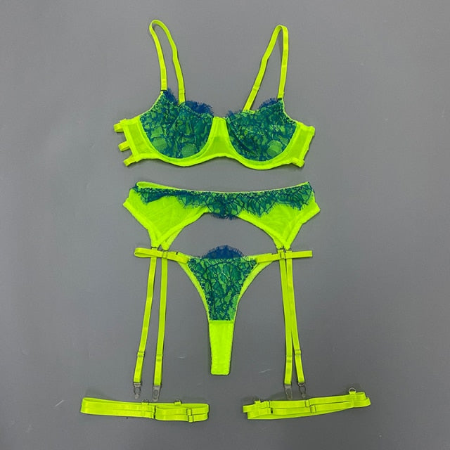 3-Piece Underwire Exotic Sets