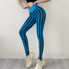 Checker Pattern Legging Multi Color