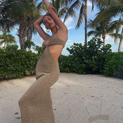 Knitted Maxi  Bodycon Dress