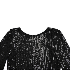Backless Sequins Maxi Dress