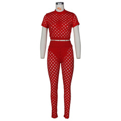 Fish net Legging Set