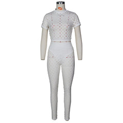 Fish net Legging Set