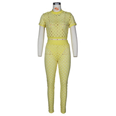 Fish net Legging Set