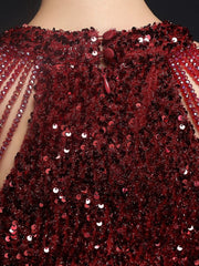 Elegant Evening Mini Dress Crystal sequin
