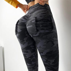 Camouflage leggings With Pocket