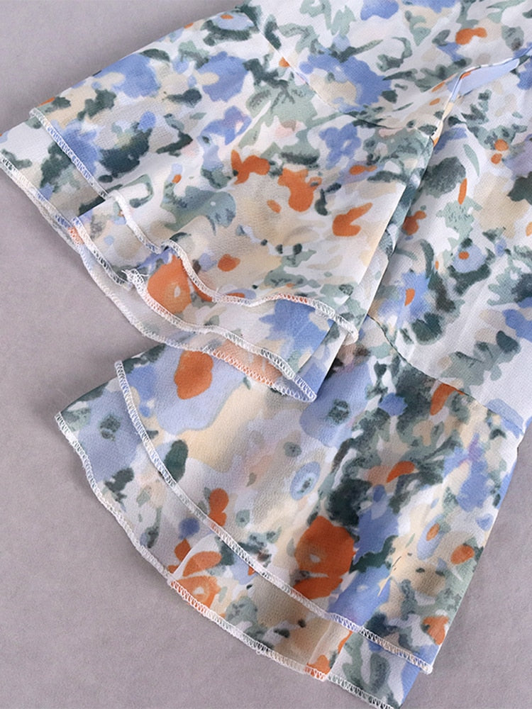 Floral Print Long sleeve top