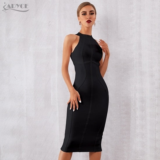 White Women Bandage Dress