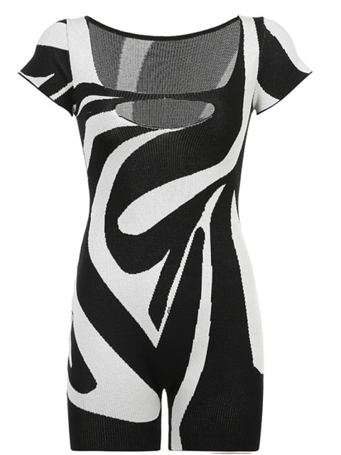 Nyla Cutout Knit Jumpsuit One-piece