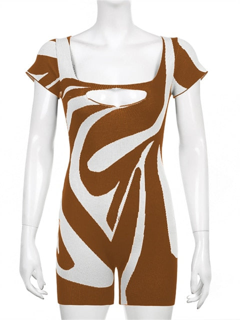 Nyla Cutout Knit Jumpsuit One-piece