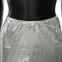 Glitter Mini Skirts