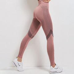 Mesh Leggings High Waist Seamless