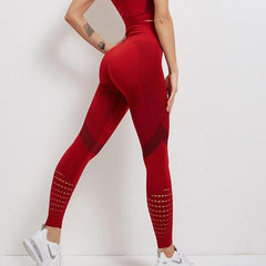 Mesh Leggings High Waist Seamless